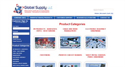 Desktop Screenshot of globalsupply.com