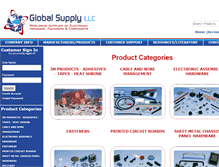 Tablet Screenshot of globalsupply.com